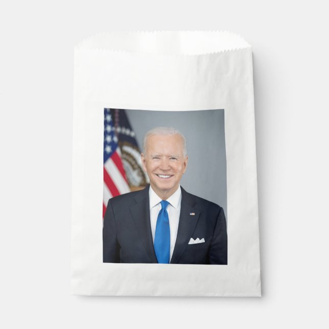 President Joe Biden White House Portrait   Favor B Favour Bags (Front)