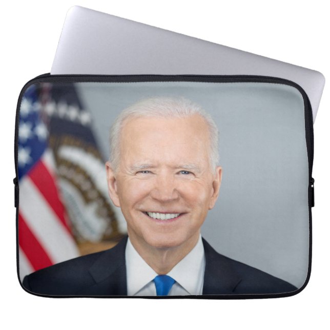 President Joe Biden White House Portrait   Laptop  Laptop Sleeve (Front)