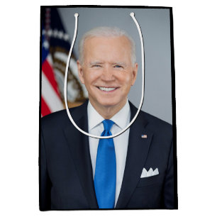 President Joe Biden White House Portrait Medium Medium Gift Bag
