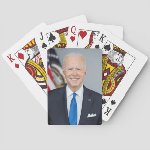 President Joe Biden White House Portrait Playing Cards