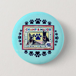 President Joe Biden's First Dogs 6 Cm Round Badge