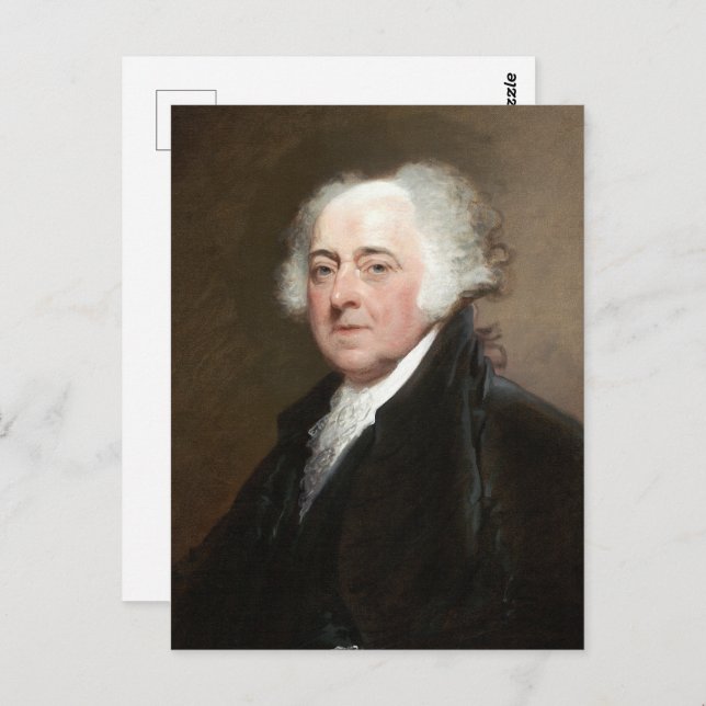 President John Adams Postcard (Front/Back)