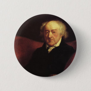 President John Admas 6 Cm Round Badge