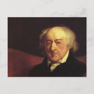 President John Admas Postcard