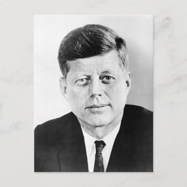 President John F Kennedy Portrait Postcard (Front)