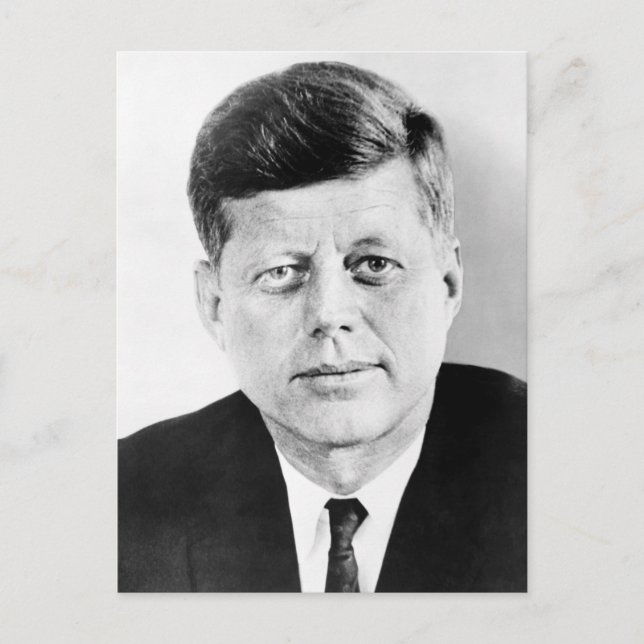 President John F Kennedy Portrait Postcard (Front)