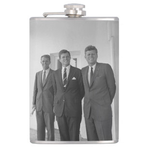 President John Kennedy & Brothers American Camelot Hip Flask