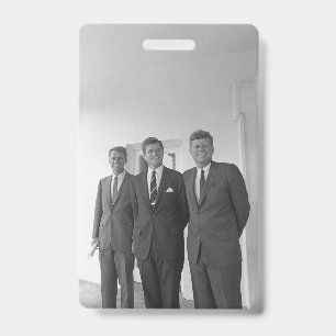 President John Kennedy & Brothers American Camelot ID Badge