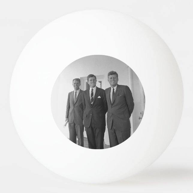 President John Kennedy & Brothers American Camelot Ping Pong Ball (Front)