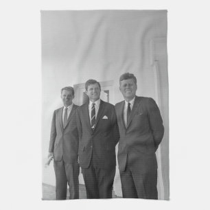 President John Kennedy & Brothers American Camelot Tea Towel