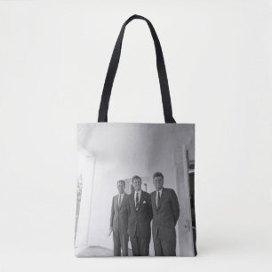 President John Kennedy & Brothers American Camelot Tote Bag