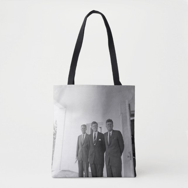 President John Kennedy & Brothers American Camelot Tote Bag (Front)