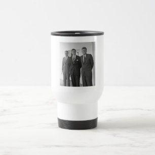 President John Kennedy & Brothers American Camelot Travel Mug
