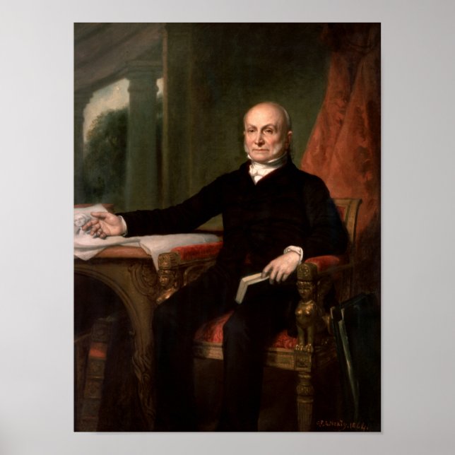 President John Quincy Adams Painting Poster (Front)