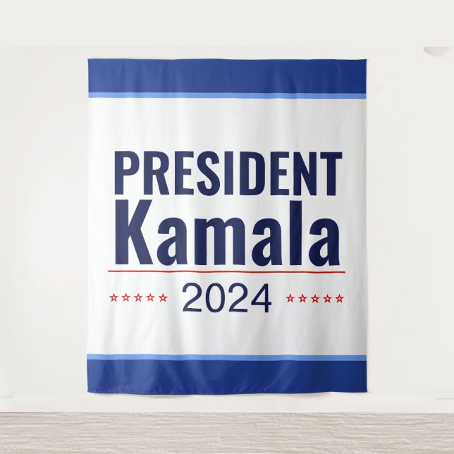 President Kamala 2024 Election Tapestry (Front)