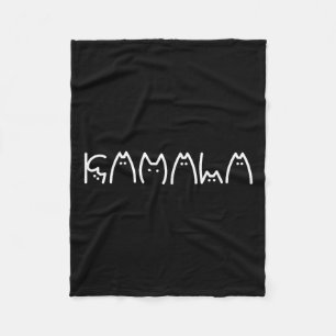 President Kamala 2024 Kamala Cat Letter Font Desig Fleece Blanket