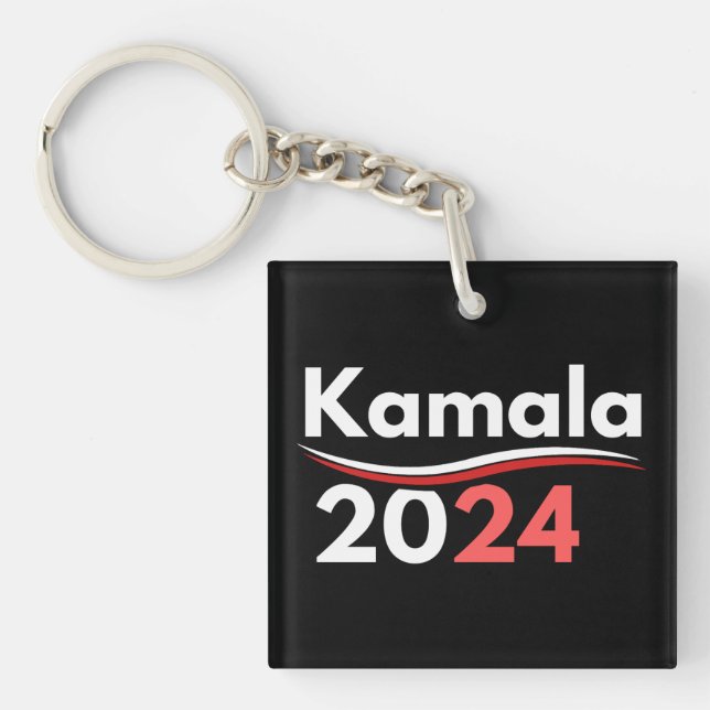 president kamala harris, president harris key ring (Front)