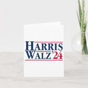 President Kamala Harris Tim Walz Vp Brat Cat Ladie Card