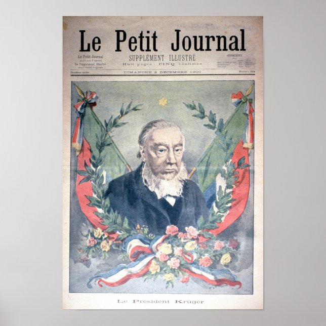 President Kruger front cover Poster (Front)