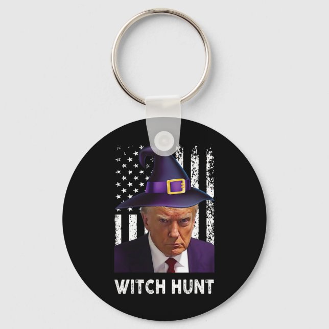 President Legend Trump Mug-shot  Key Ring (Front)