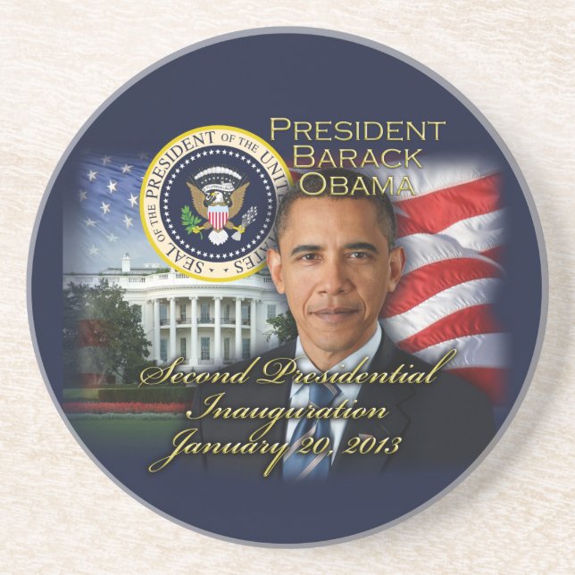 President Obama 2nd Inauguration Coaster (Front)