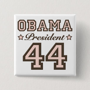 President Obama 44 Button