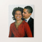 PRESIDENT OBAMA AND FIRST LADY-PUZZLE