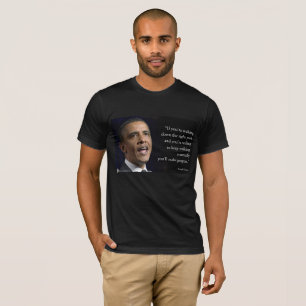 President Obama And "Make Progress" Quote  T-Shirt