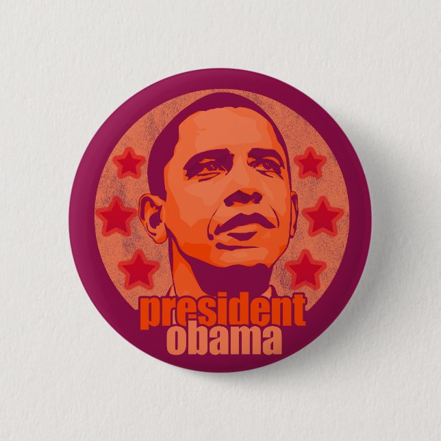 President Obama Button (Front)