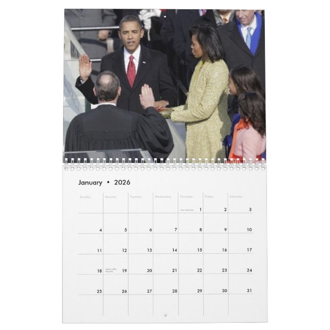 President Obama Calander Calendar (Jan 2026)