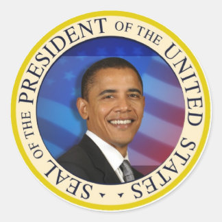 President Obama Collectibles Small 1 1/4" Sticker