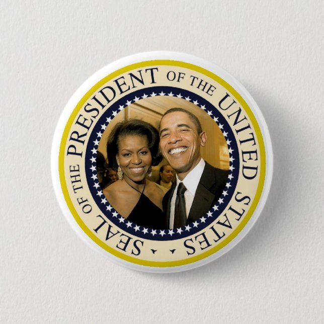 President Obama Commemorative Button (Front)