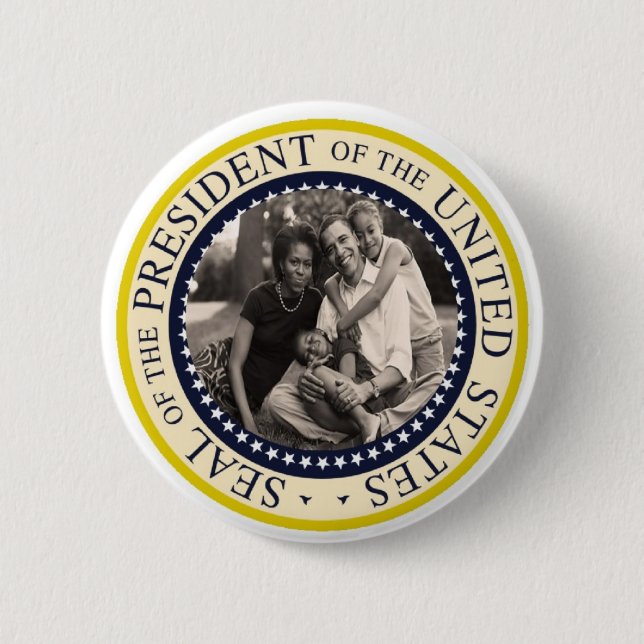 President Obama Commemorative Button (Front)