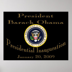 President Obama Commemorative Poster
