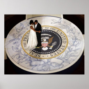 President Obama FIRST COUPLE, FIRST DANCE Poster