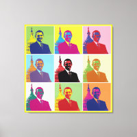President Obama Funky Modern Pop Art 