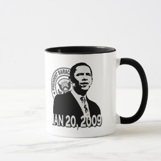 President Obama Inauguration BW Mug