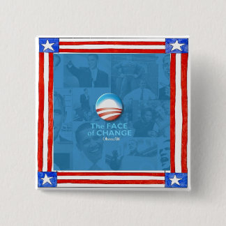 PRESIDENT OBAMA Inauguration Commemorative 15 Cm Square Badge