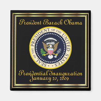 PRESIDENT OBAMA Inauguration Commemorative Magnet