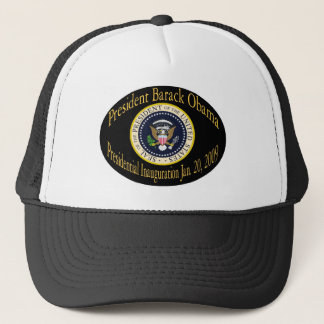 PRESIDENT OBAMA Inauguration Commemorative Trucker Hat