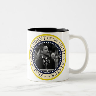 President Obama Inauguration Keepsake Two-Tone Coffee Mug