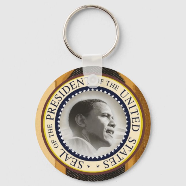 President Obama INAUGURATION Key Ring (Front)
