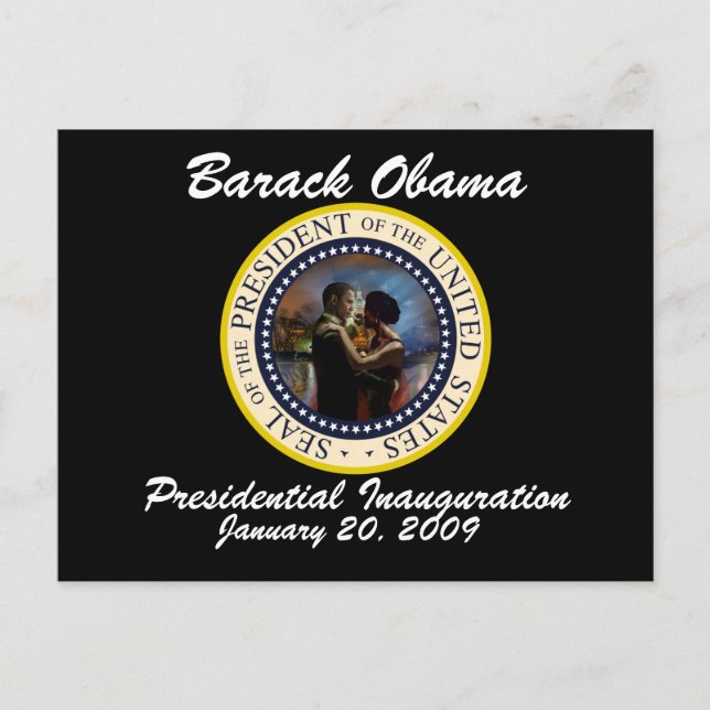 President Obama Inauguration Postcard (Front)