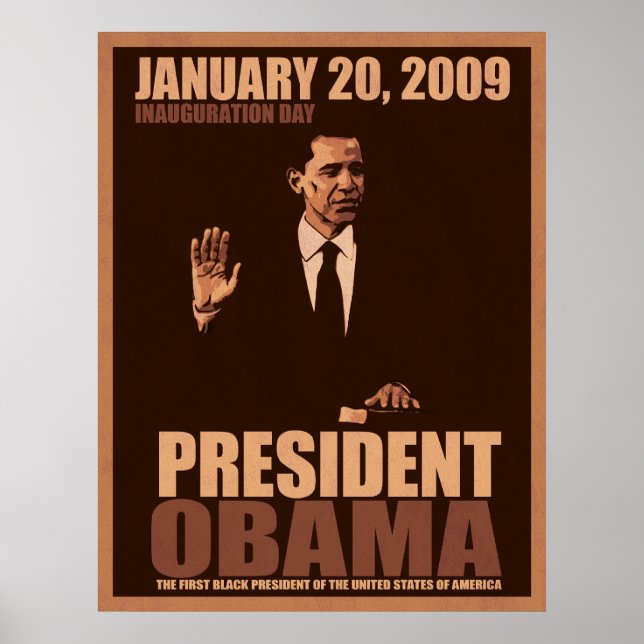 President Obama Inauguration Poster (Front)