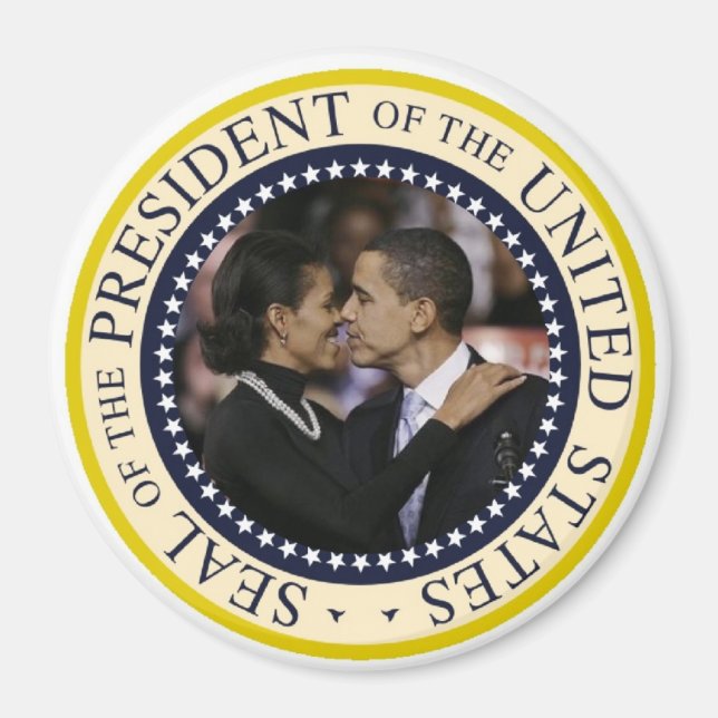 President Obama Keepsake Large 3" Magnet (Front)