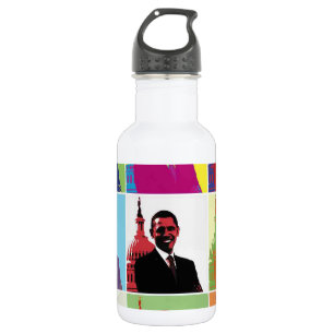 President Obama Pop Art 532 Ml Water Bottle