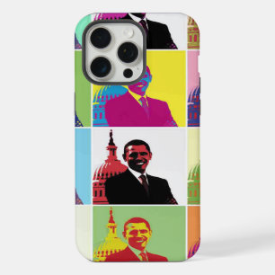 President Obama Pop Art iPhone 15 Pro Max Case