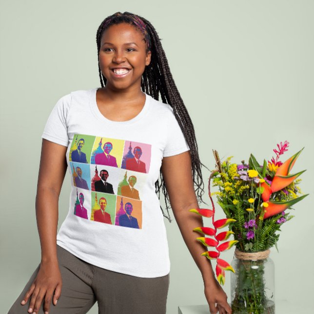President Obama Pop Art Women's T-Shirt (President Obama Pop Art Women's T-Shirt)