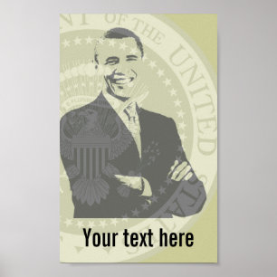 President Obama - Poster - template