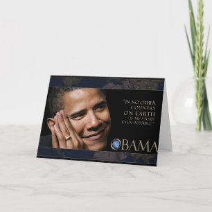 President Obama quote Card